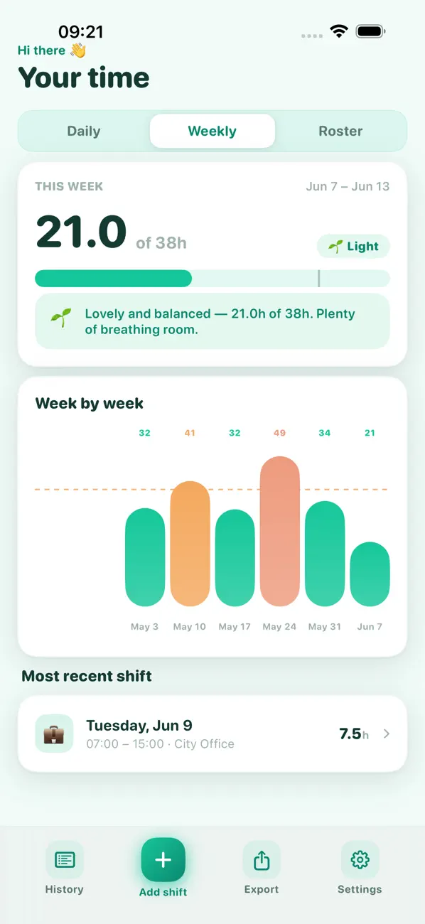 Screenshot #2 pour Chronos Time Tracker