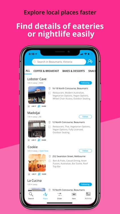 KRAVEiN:Search Eat Share screenshot-3