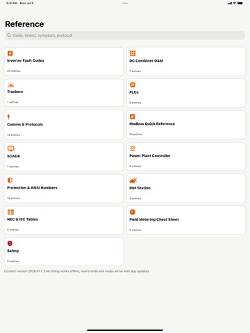 FieldWatt: Solar PV Toolkit iPad screenshot
