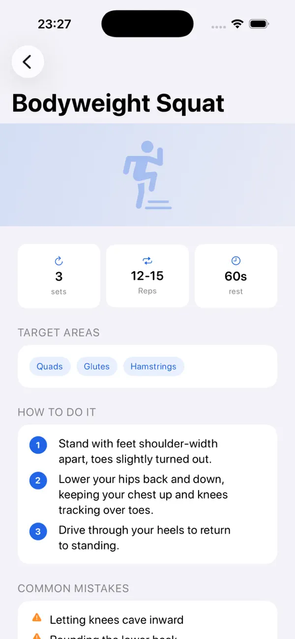 Screenshot #2 pour FitnessME – Home Fitness