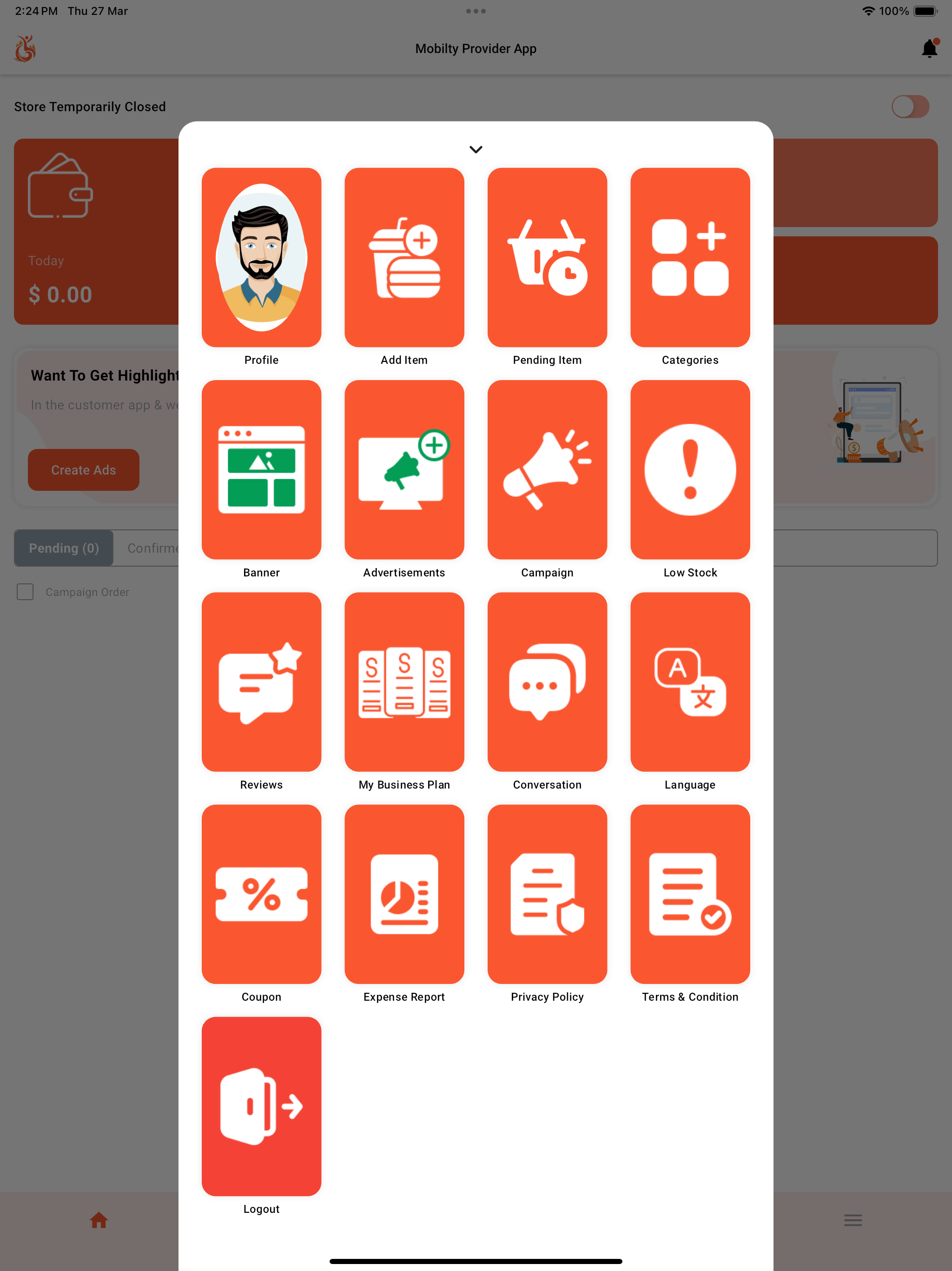Mobilty Provider App