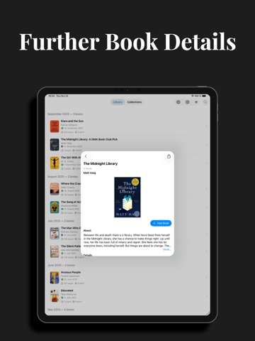 MiniLib: Book Tracker ipad screenshot 3