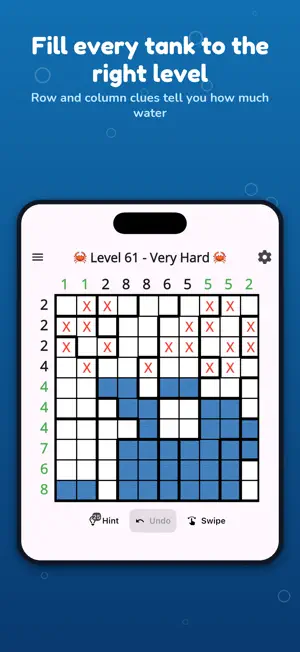 Aquarium Logic Puzzle screenshot 1