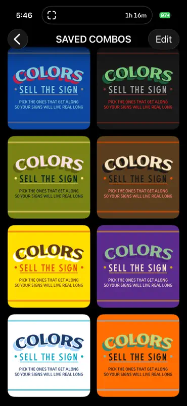 Color Signs screenshot 4 of 5