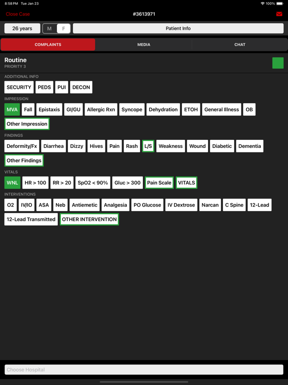 TigerConnect EMS iPad screenshot 4 - Medical app