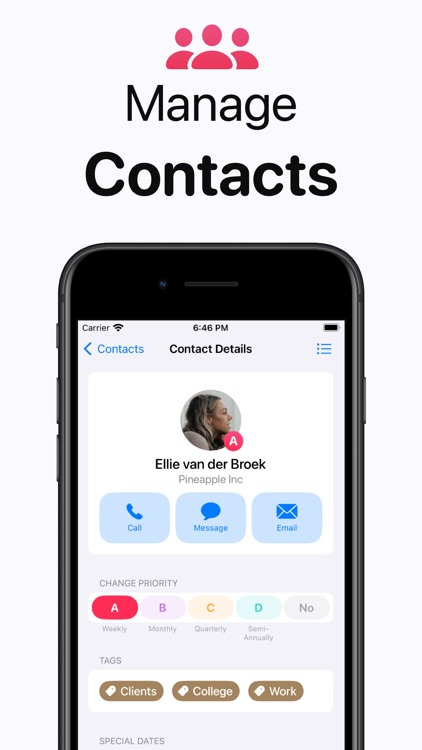 inTouch - Personal CRM screenshot-3