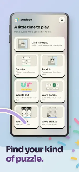 Puzzidoo: Sudoku & Word Games screenshot 3