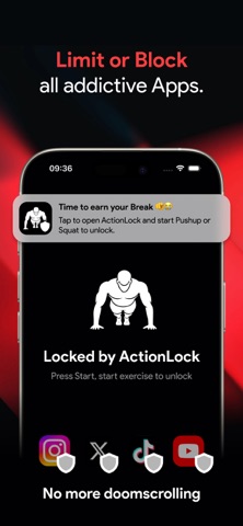 ActionLock: App Blocker iPhone screenshot 2