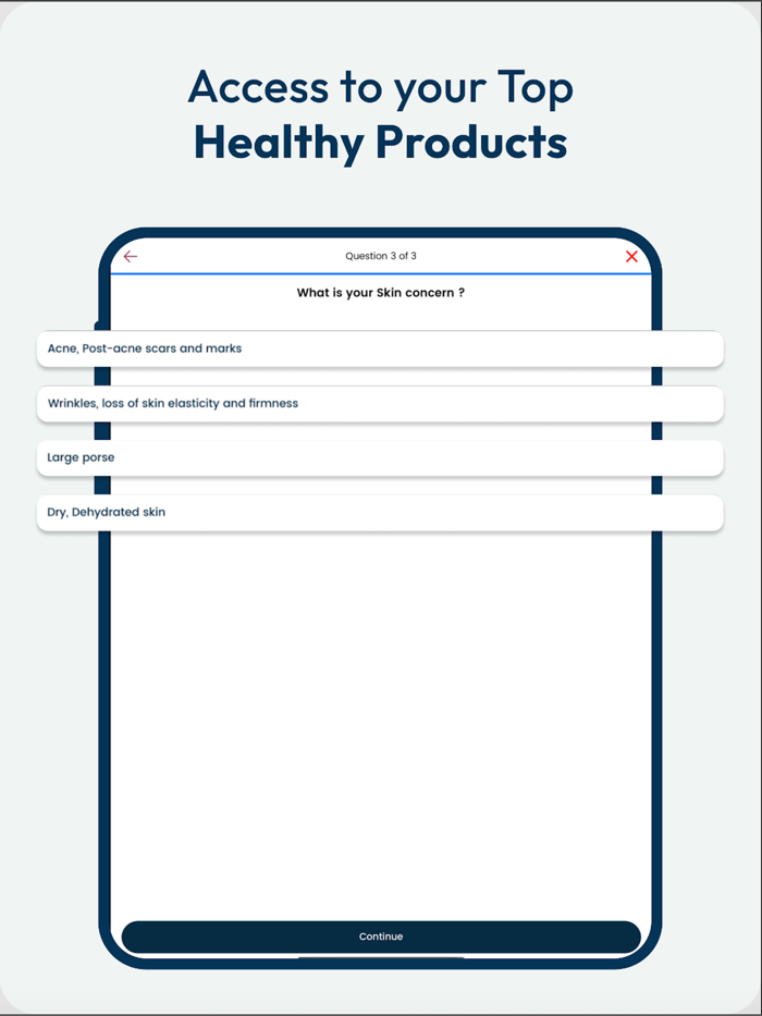 AI skin care scanner
