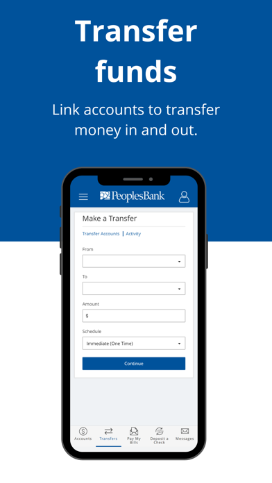 PeoplesBank Mobile Access Screenshot