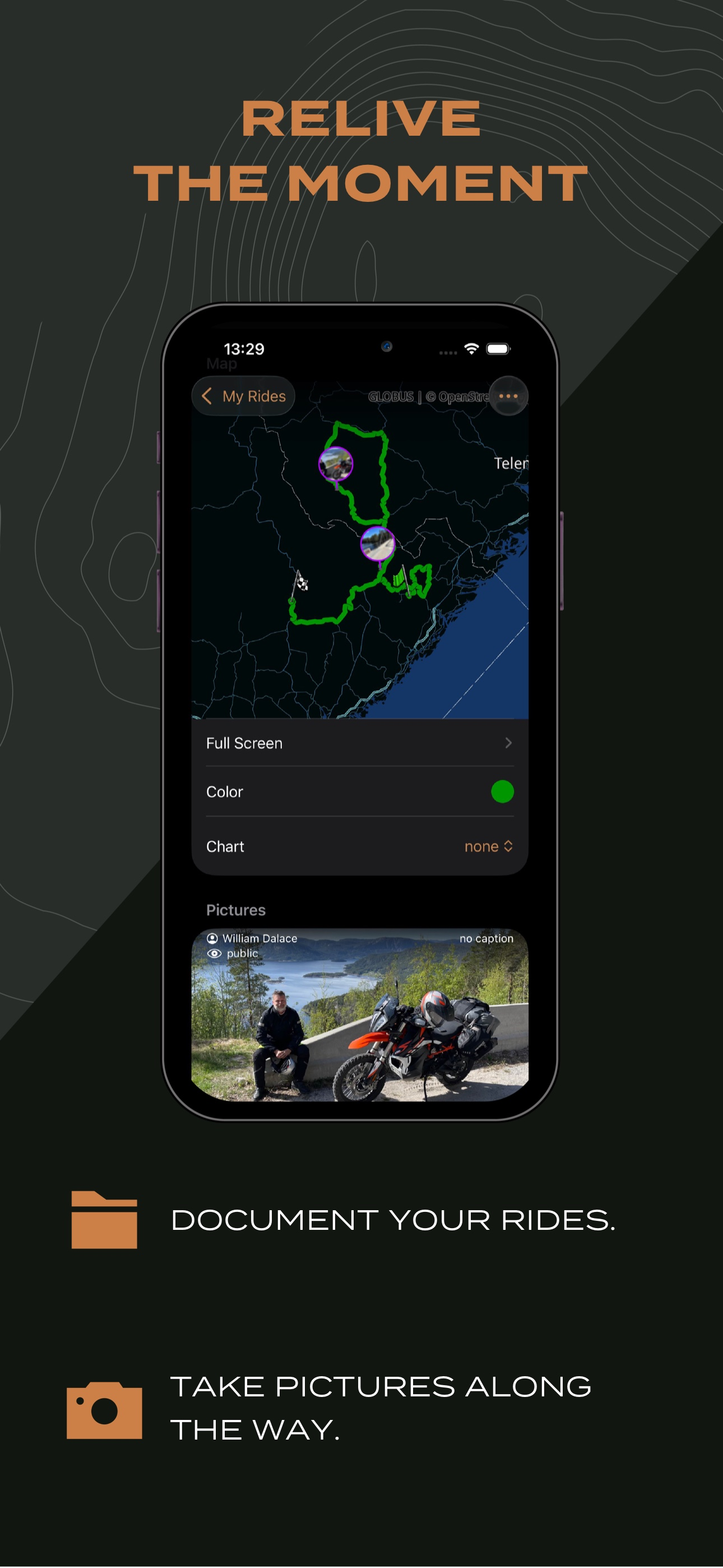 Scenic Motorcycle Navigation screenshot 9
