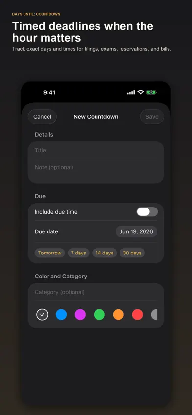 Days Until: Countdown screenshot 4