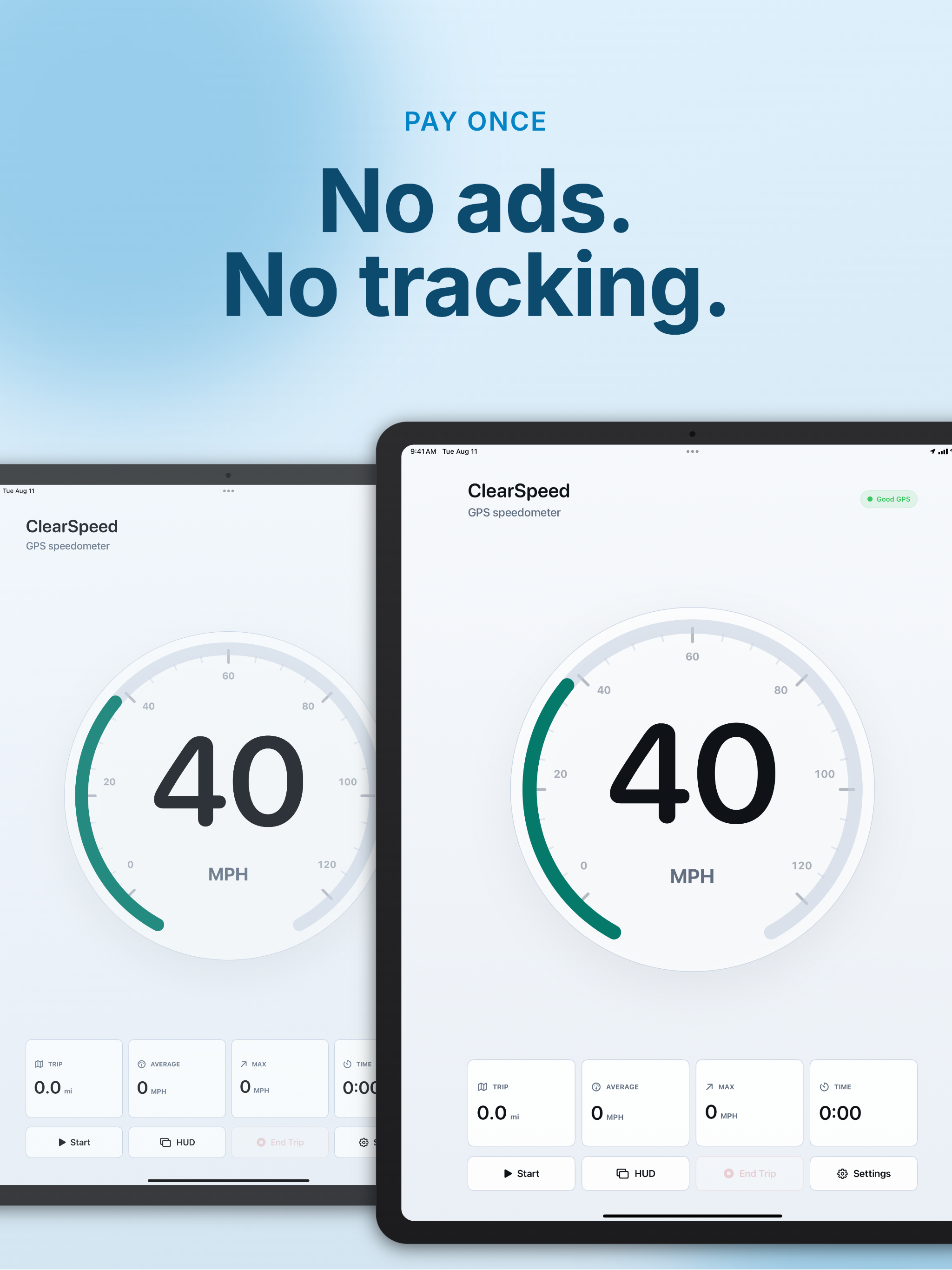 ClearSpeed GPS Speedometer screenshot 6