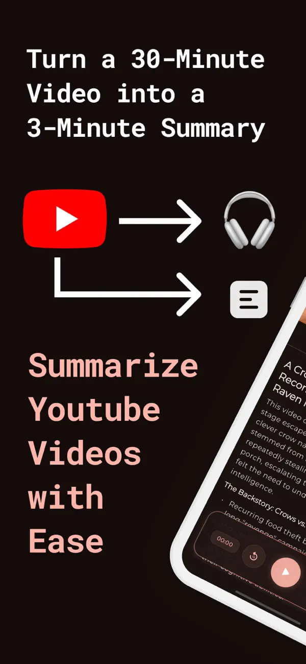 Screenshot #1 pour Chat Video: Video to Audio AI