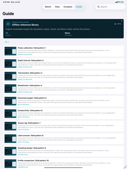Limnocline: Lake Profiles screenshot 8