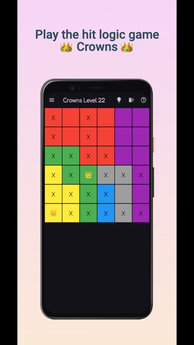 Crowns Logic Game Screenshot