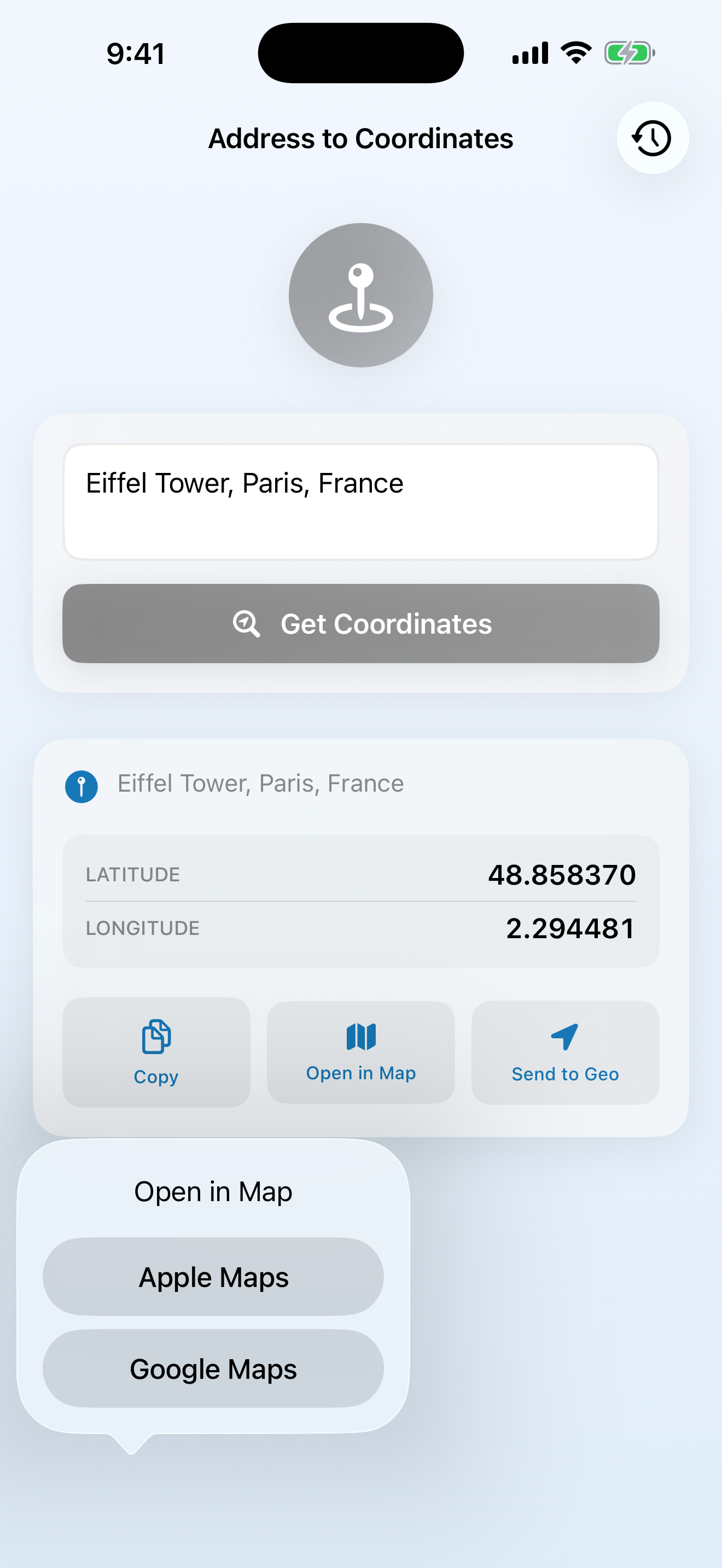 Addr: Address to Lat/Long screenshot 9