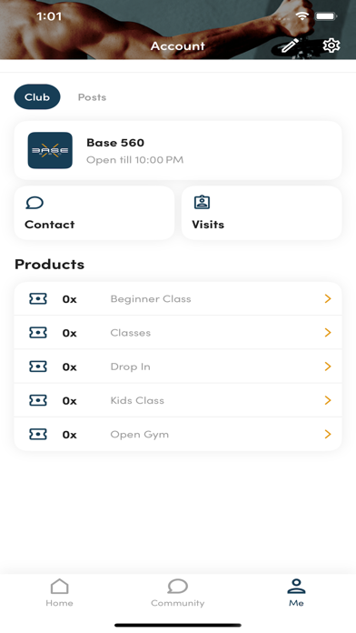 BASE560 app screenshot