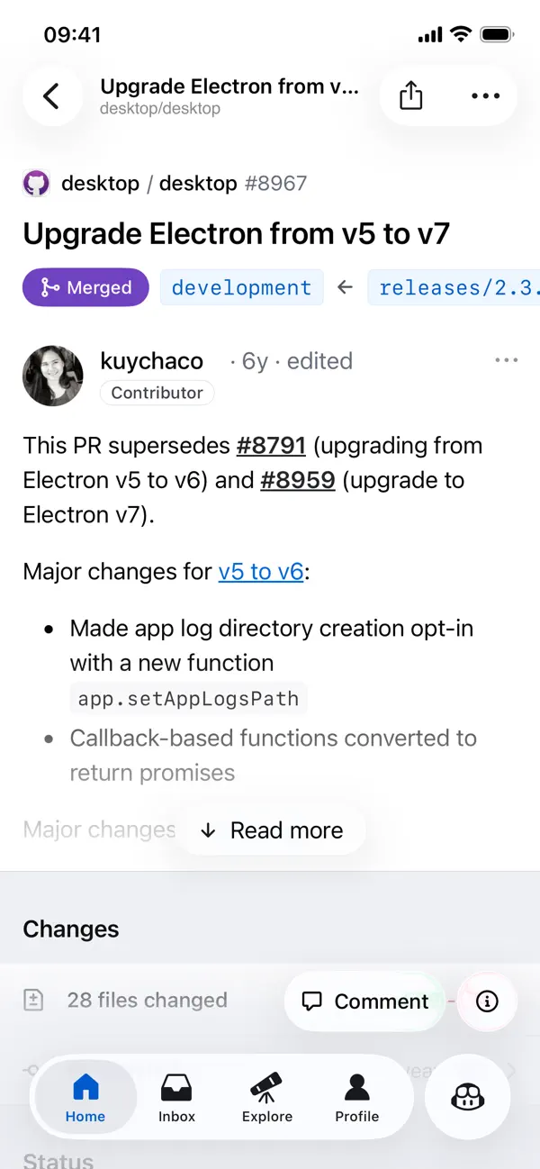 #3. GitHub (iOS) โดย: GitHub
