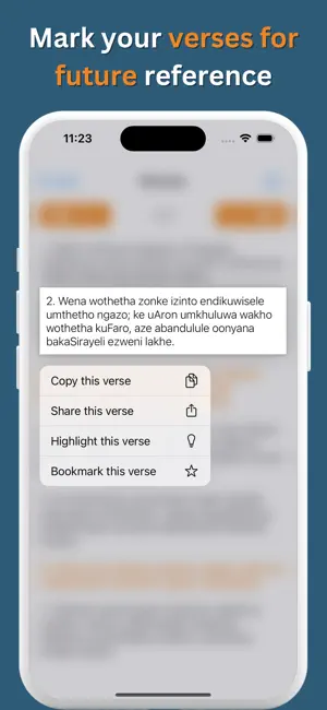 Xhosa IZIBHALO EZINGCWELE iPhone screenshot 1