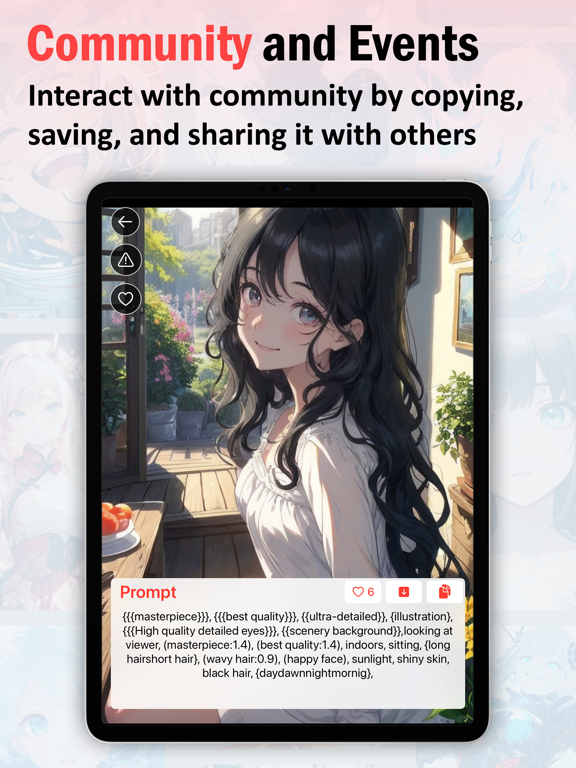 Sekai AI Anime Art Generator iPad screenshot 8 - Graphics & Design app