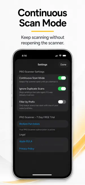 Barcode Scanner & Copy screenshot 3