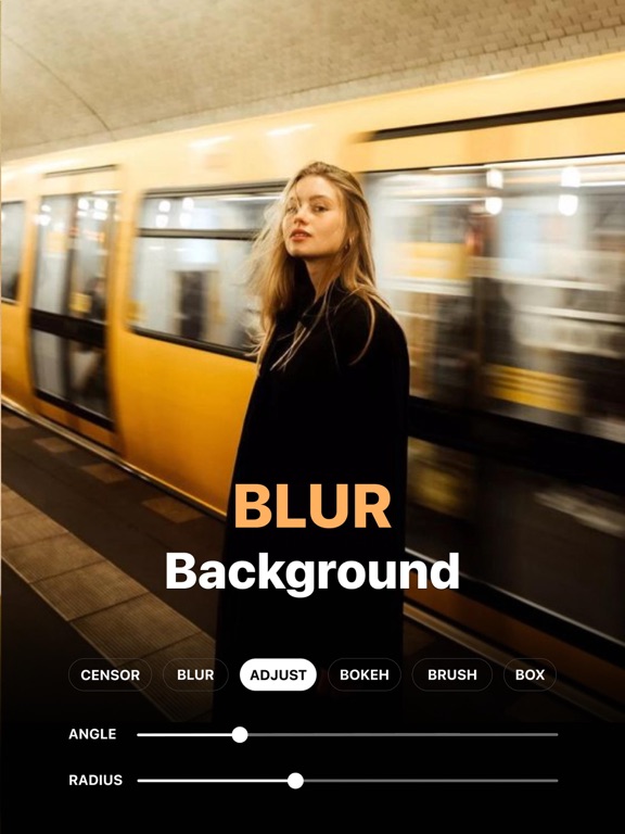 Blurry Photo Aрр iPad screenshot 5 - Photo & Video app