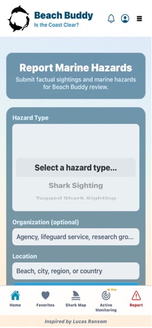 Beach Buddy App screenshot