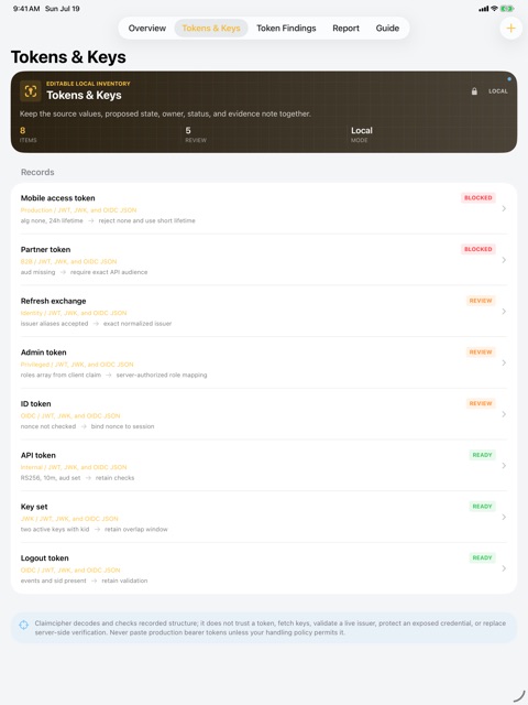 Claimcipher: JWT Inspector screenshot 4