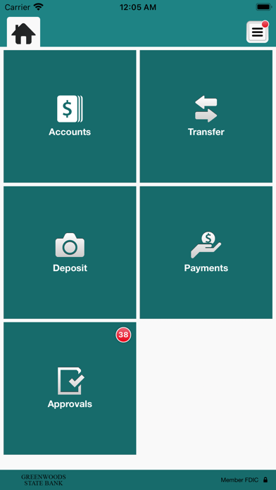 Greenwoods State Bank Business Screenshot