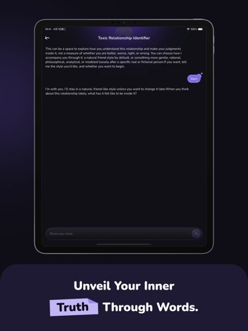 Psyra iPad screenshot