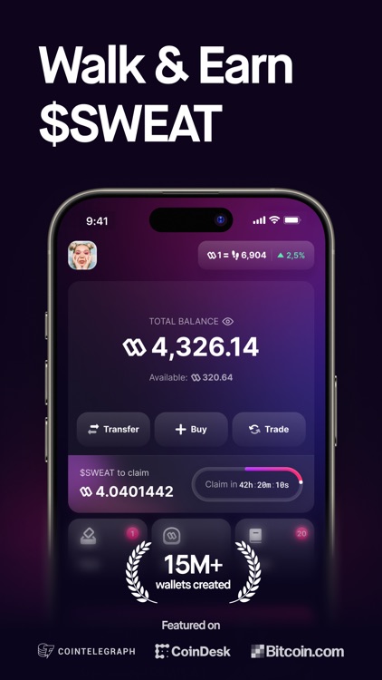 Sweat Wallet: Crypto & Rewards