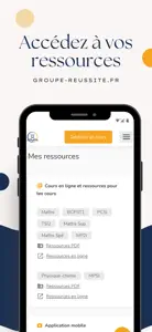 Groupe Réussite: Cours & Stage screenshot #3 for iPhone