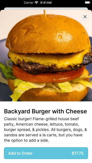 App screenshot