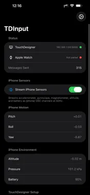 TDInput screenshot 6