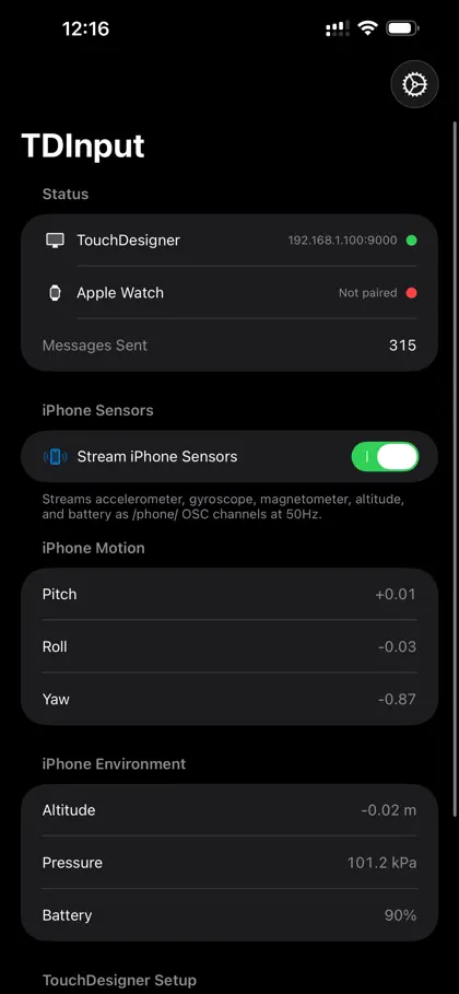 Screenshot 6 di 6 di TDInput