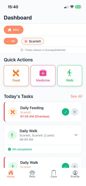 PawStatus screenshot 1