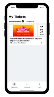 England Netball Tickets iphone bilder 1