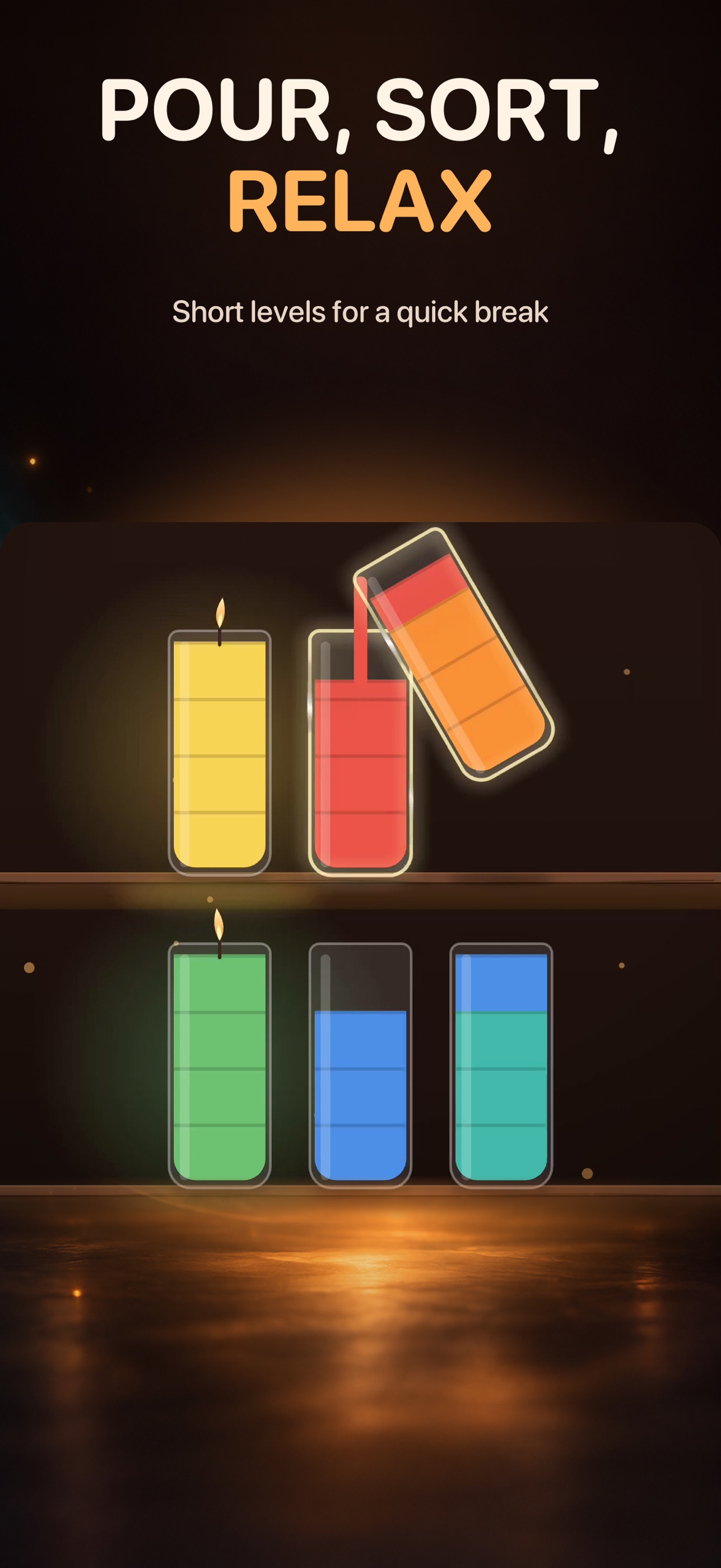 Screenshot 5 of Candle Pour: Color Sort Puzzle