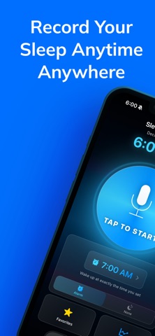 AllSleep - Recorder & Alarm iPhone screenshot
