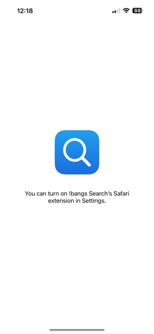 !bangs Search iPhone screenshot