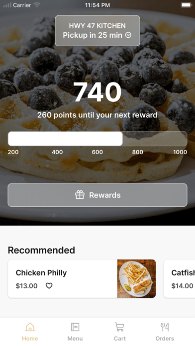 HWY 47 Kitchen iPhone screenshot 1 - Food & Drink app