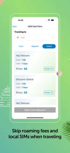 MobileSIM: Travel eSIM Data screenshot 4