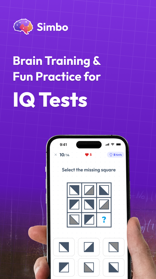 #1. IQ Test & Brain Games: Simbo (iOS) 由: CHARGING PIXELS