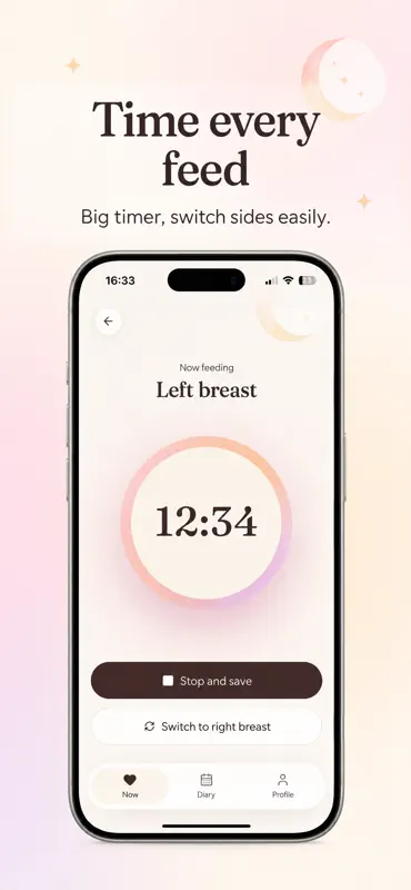 Breastfeeding Timer & Tracker screenshot 3 of 4
