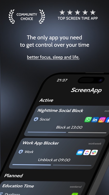 ScreenApp: Screen Time Control