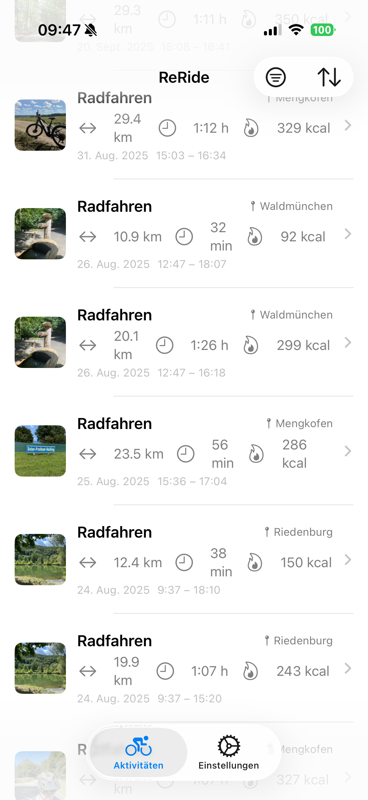 ReRide - Relive Your Tours