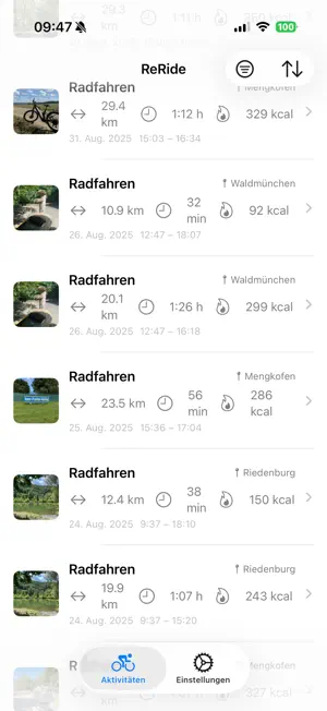 ReRide - Relive Your Tours screenshot 3