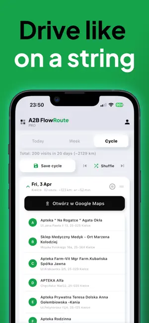 A2B FlowRoute screenshot 4
