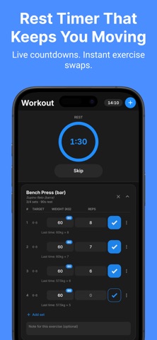 Setmark - Workout Tracker Screenshot 4 of 5